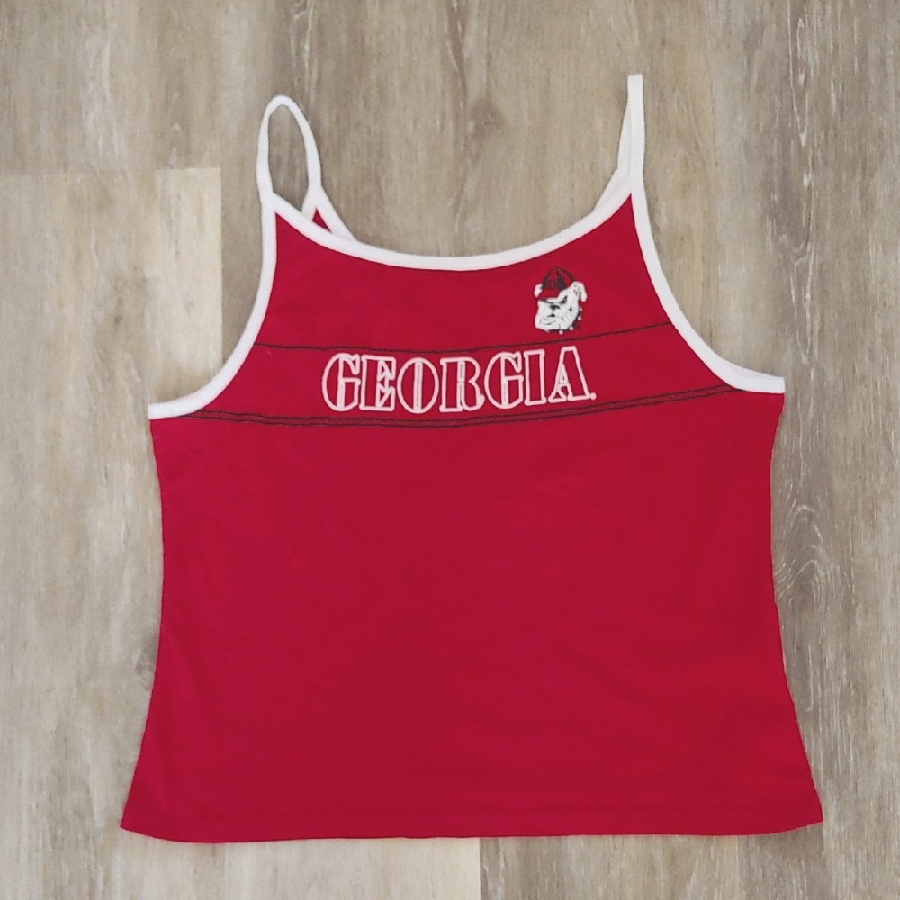 NWOT Georgia Bulldogs Rivalry Threads Women's Tank Top Red Size M